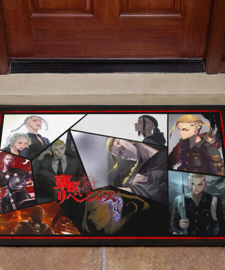 Ken Ryuguji Draken Tokyo Revengers Door Mat Anime Home Decor Custom For Fans NA060803