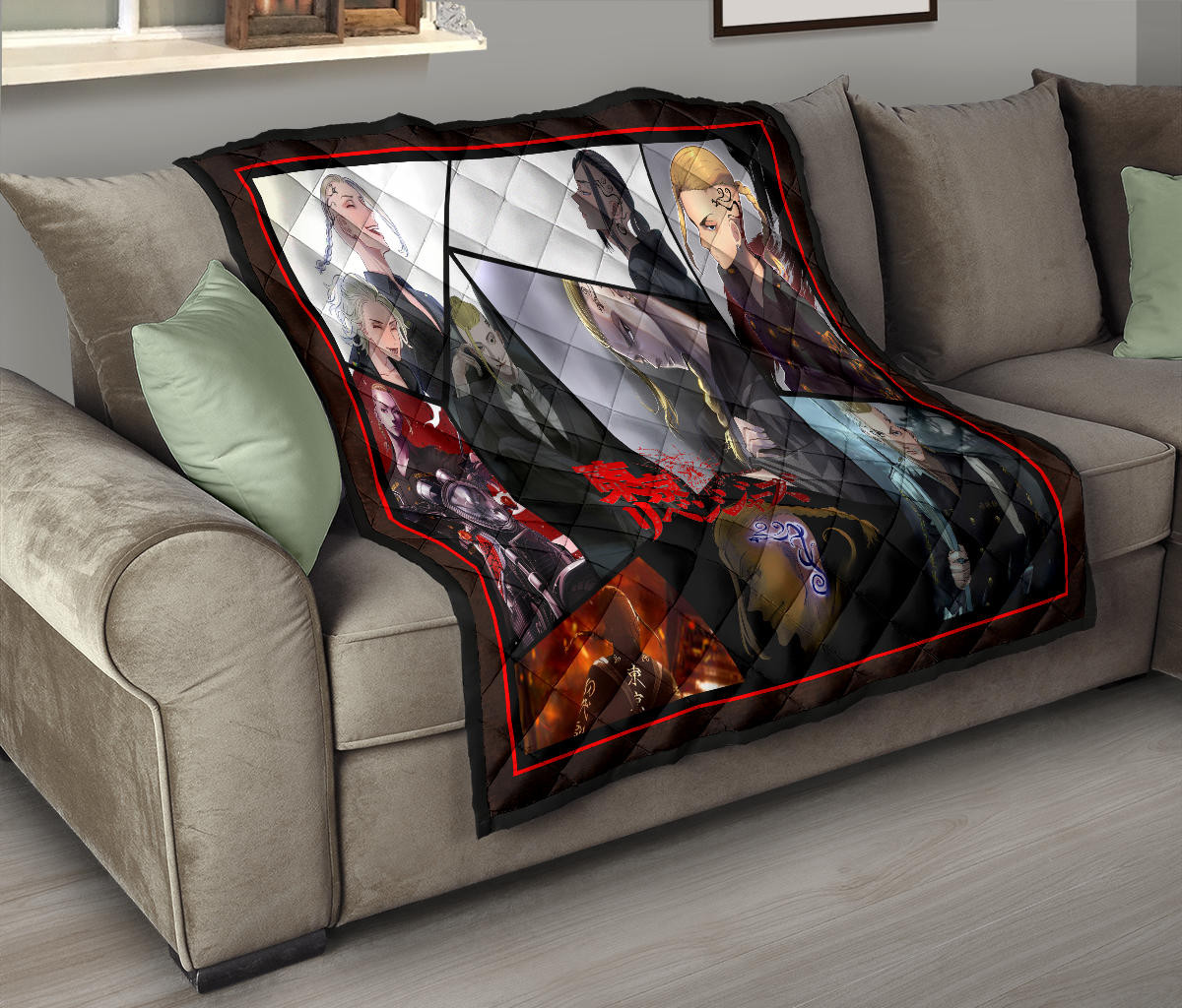 Ken Ryuguji Draken Tokyo Revengers Premium Quilt Blanket Anime Home Decor Custom For Fans NA060803 - Image 9