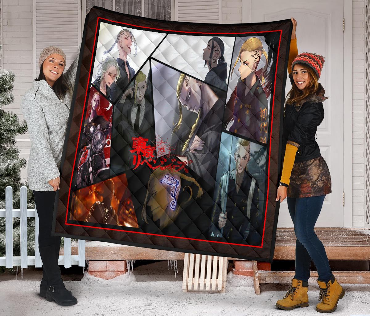 Ken Ryuguji Draken Tokyo Revengers Premium Quilt Blanket Anime Home Decor Custom For Fans NA060803 - Image 2