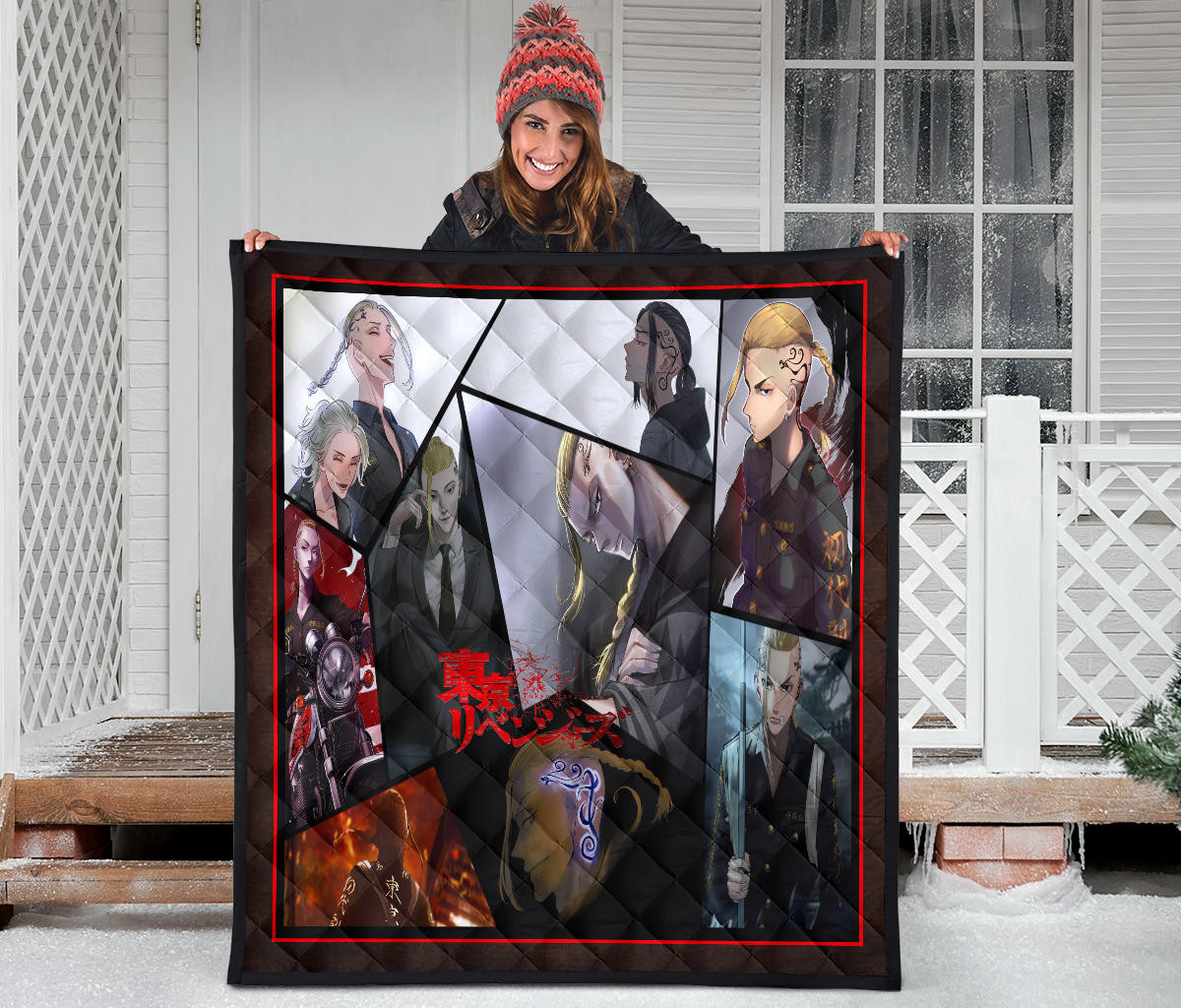 Ken Ryuguji Draken Tokyo Revengers Premium Quilt Blanket Anime Home Decor Custom For Fans NA060803 - Image 3