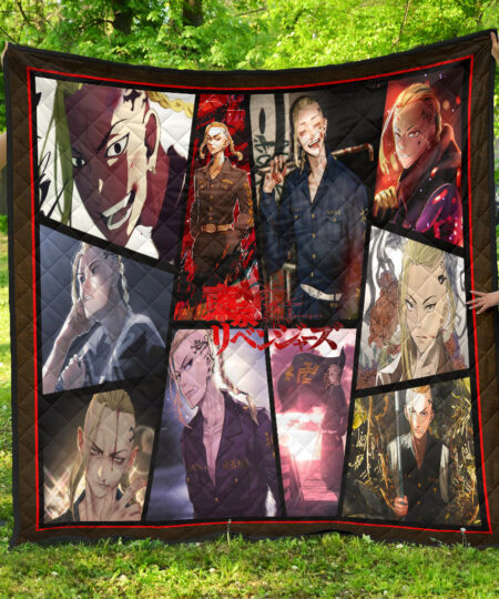 Ken Ryuguji Draken Tokyo Revengers Premium Quilt Blanket Anime Home Decor Custom For Fans NA060804