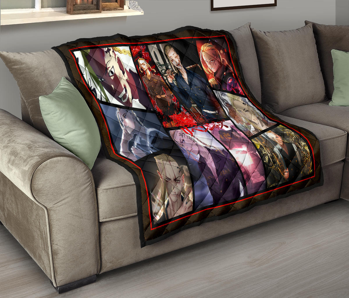 Ken Ryuguji Draken Tokyo Revengers Premium Quilt Blanket Anime Home Decor Custom For Fans NA060804 - Image 9