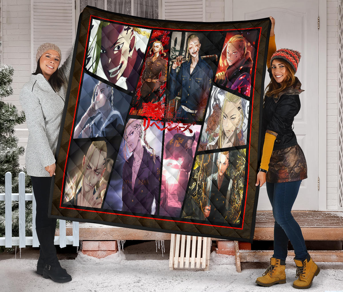 Ken Ryuguji Draken Tokyo Revengers Premium Quilt Blanket Anime Home Decor Custom For Fans NA060804 - Image 2