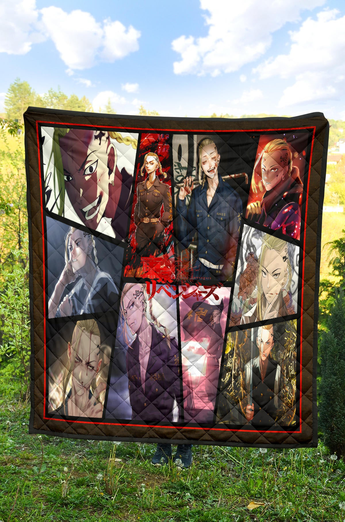 Ken Ryuguji Draken Tokyo Revengers Premium Quilt Blanket Anime Home Decor Custom For Fans NA060804 - Image 4