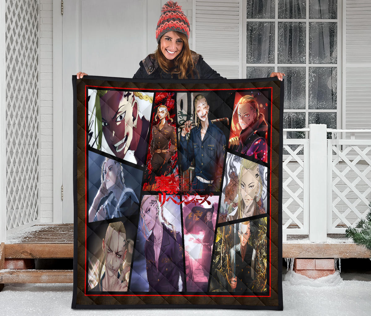 Ken Ryuguji Draken Tokyo Revengers Premium Quilt Blanket Anime Home Decor Custom For Fans NA060804 - Image 3