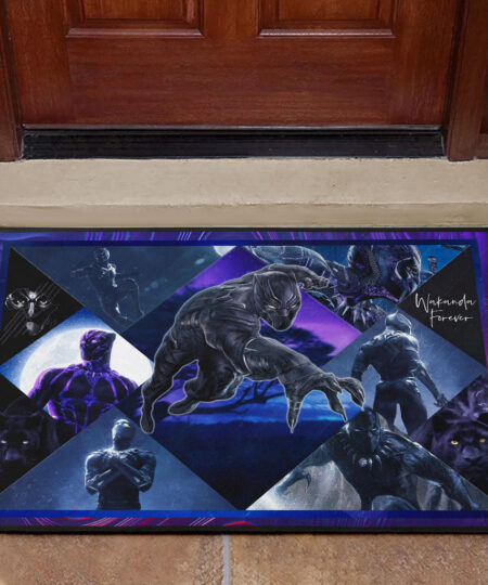 King T'Challa Black Panther Door Mat Movie Home Decor Custom For Fans NT051701