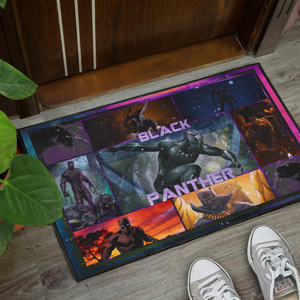 King T'Challa Black Panther Door Mat Movie Home Decor Custom For Fans NT051702 - Image 4