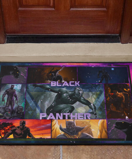 King T'Challa Black Panther Door Mat Movie Home Decor Custom For Fans NT051702
