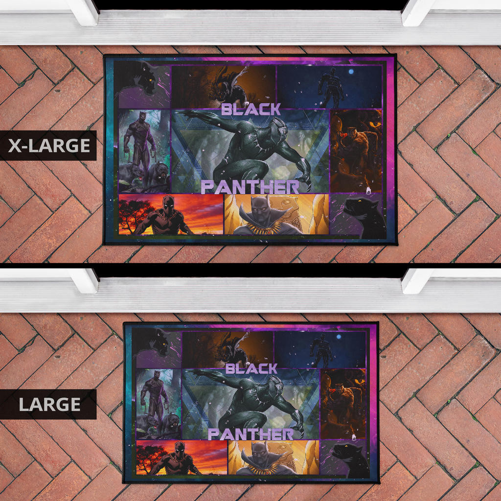 King T'Challa Black Panther Door Mat Movie Home Decor Custom For Fans NT051702 - Image 7
