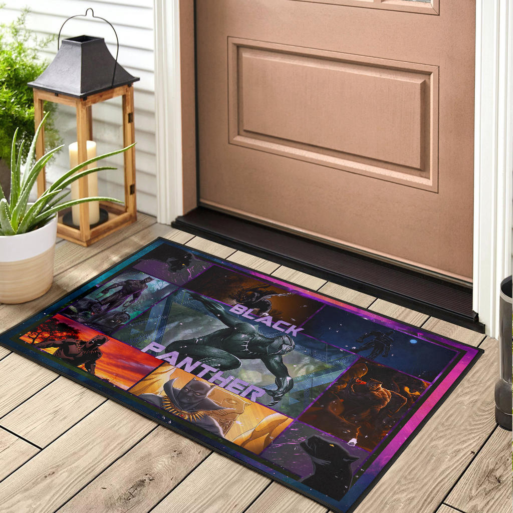 King T'Challa Black Panther Door Mat Movie Home Decor Custom For Fans NT051702 - Image 3