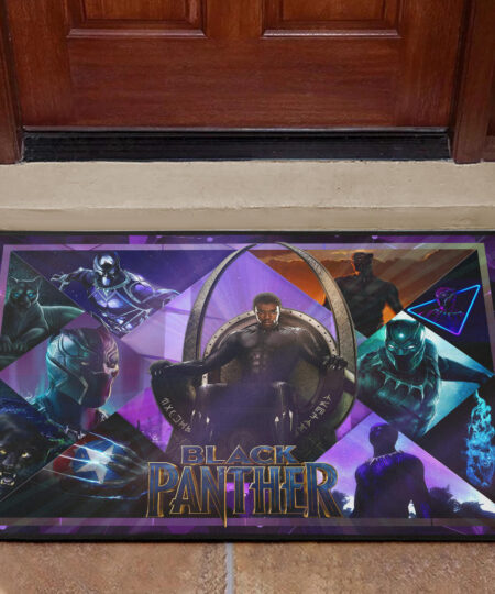 King T'Challa Black Panther Door Mat Movie Home Decor Custom For Fans NT051703