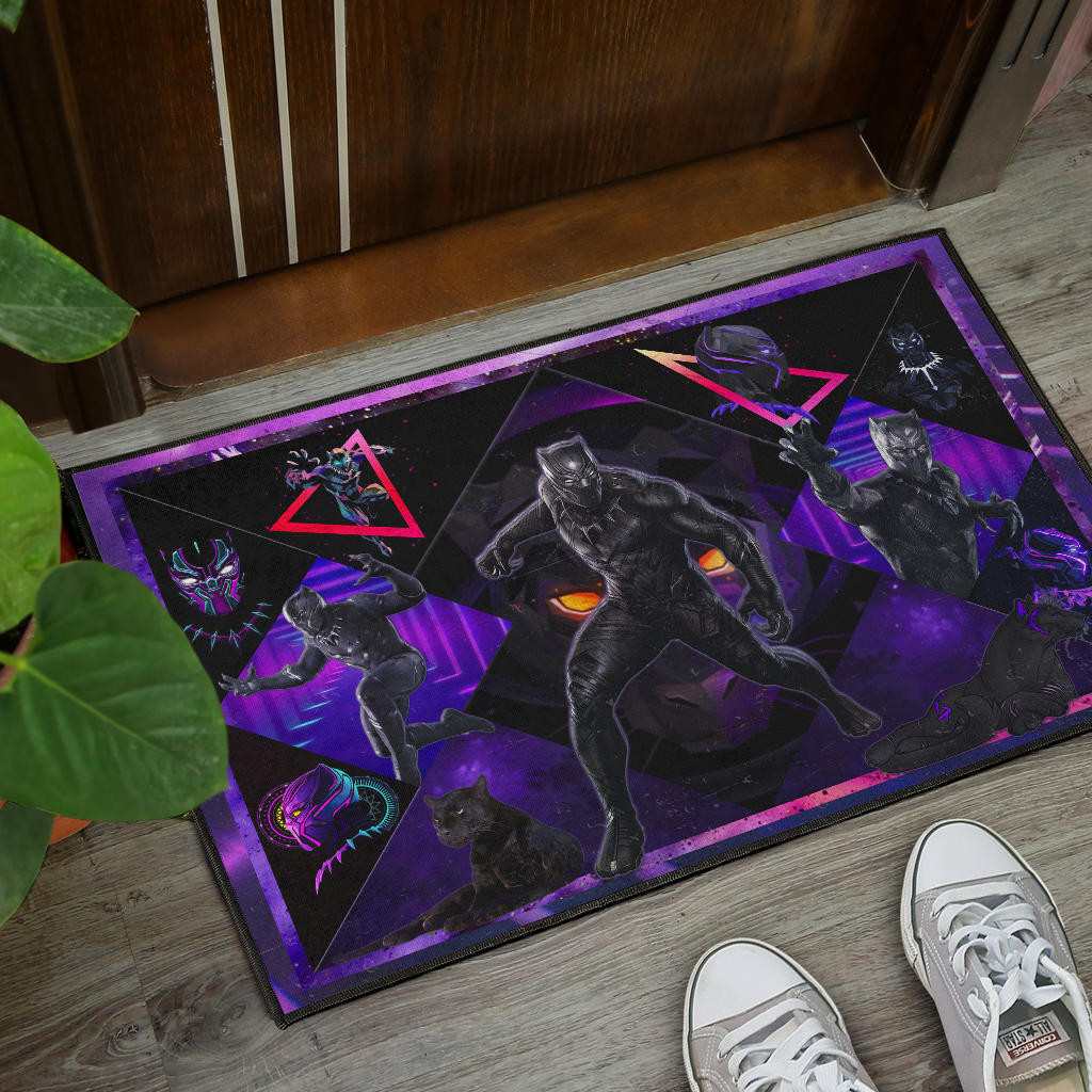 King T'Challa Black Panther Door Mat Movie Home Decor Custom For Fans NT051901 - Image 4