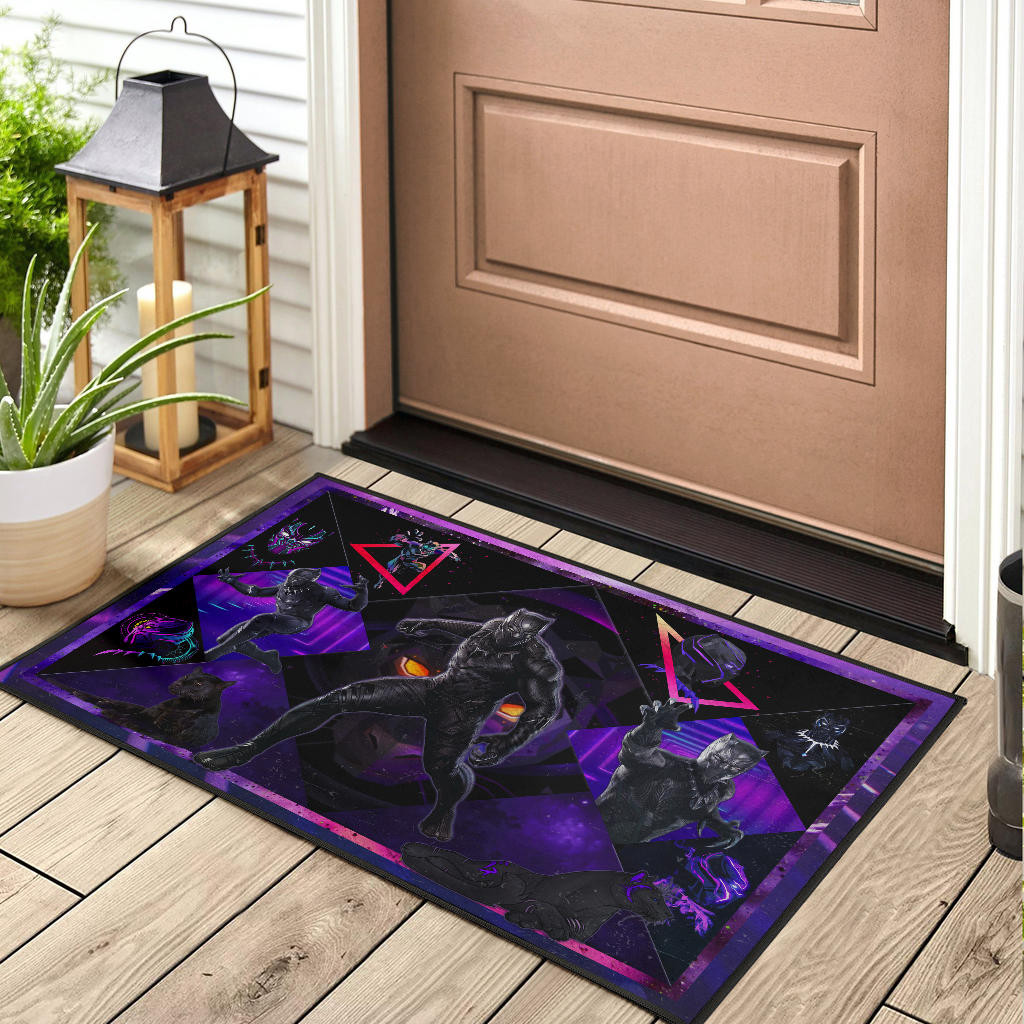 King T'Challa Black Panther Door Mat Movie Home Decor Custom For Fans NT051901 - Image 3
