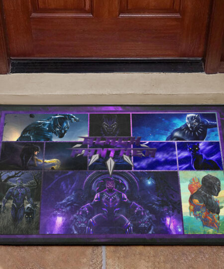King T'Challa Black Panther Door Mat Movie Home Decor Custom For Fans NT051902