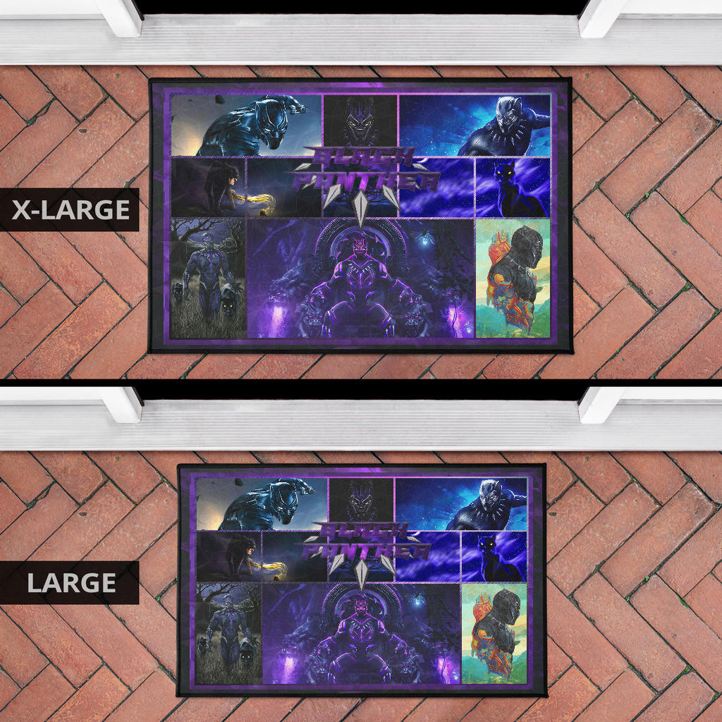 King T'Challa Black Panther Door Mat Movie Home Decor Custom For Fans NT051902 - Image 7