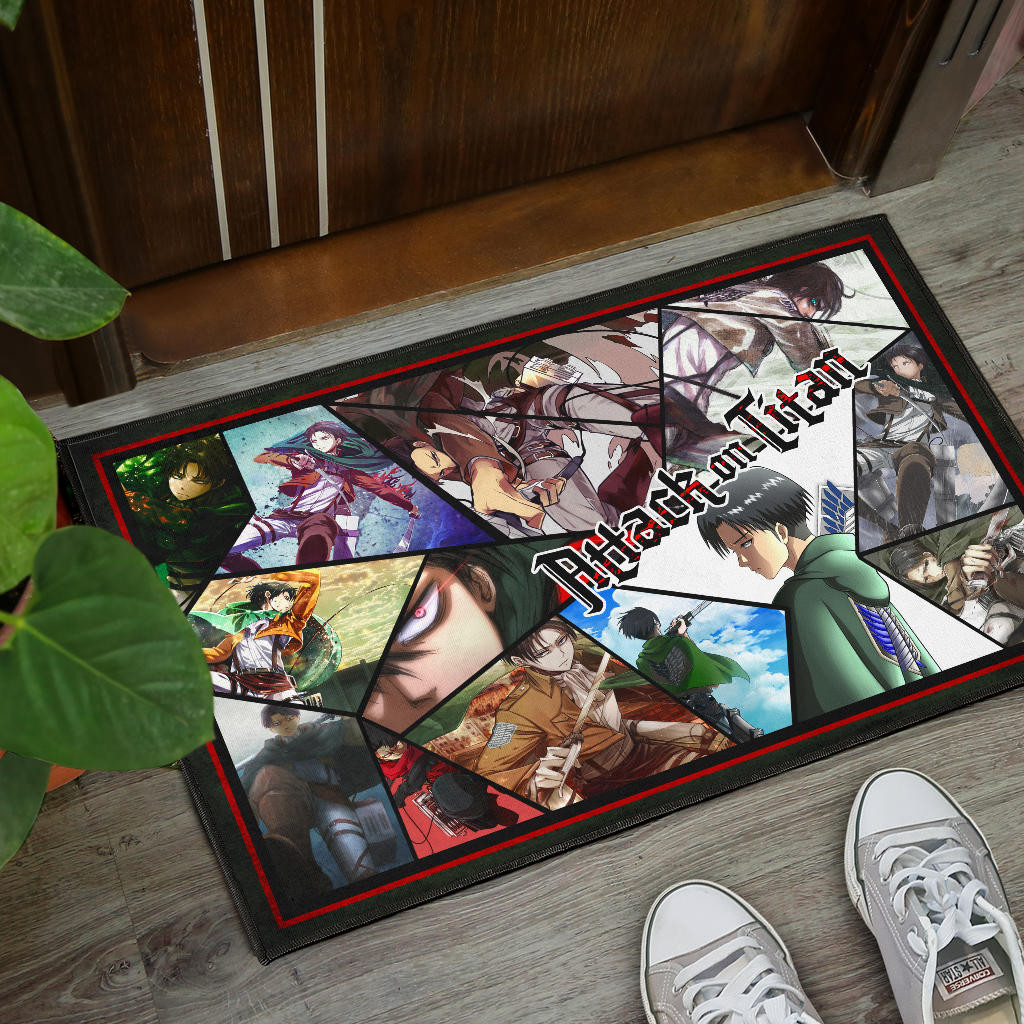 Levi Ackerman Attack On Titan Door Mat Singer Home Decor Custom For Fans NT052604 - Image 4