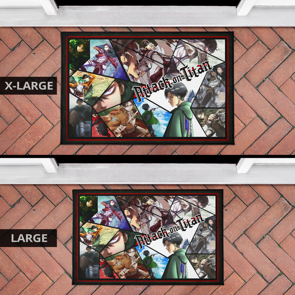 Levi Ackerman Attack On Titan Door Mat Singer Home Decor Custom For Fans NT052604 - Image 7