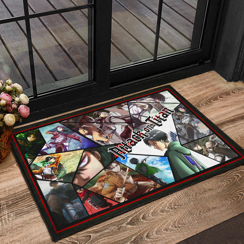Levi Ackerman Attack On Titan Door Mat Singer Home Decor Custom For Fans NT052604 - Image 2