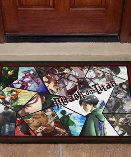 Levi Ackerman Attack On Titan Door Mat Singer Home Decor Custom For Fans NT052604