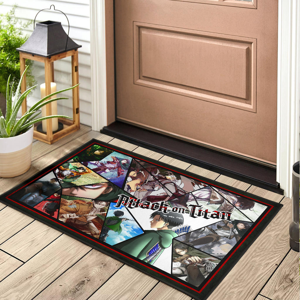 Levi Ackerman Attack On Titan Door Mat Singer Home Decor Custom For Fans NT052604 - Image 3