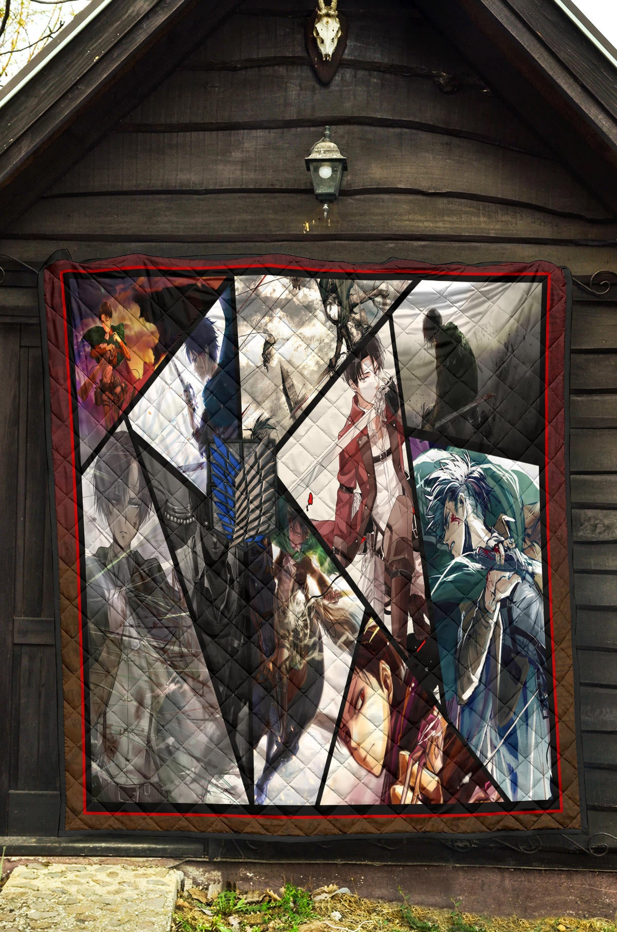 Levi Ackerman Attack On Titan Premium Quilt Blanket Anime Home Decor Custom For Fans NT052702 - Image 5