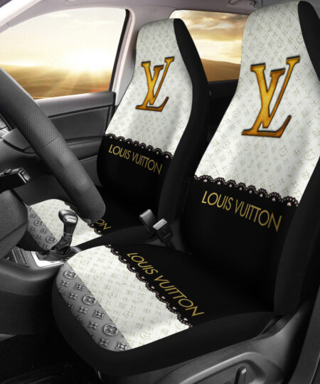 Louis Vuitton LV Symbol Car Seat Covers Fashion Car Accessories
