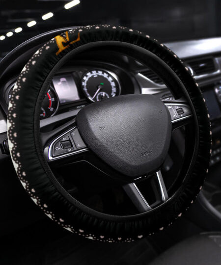 Louis Vuitton LV Symbol Steering Wheel Cover Fashion Car Accessories Custom For Fans AA22122703