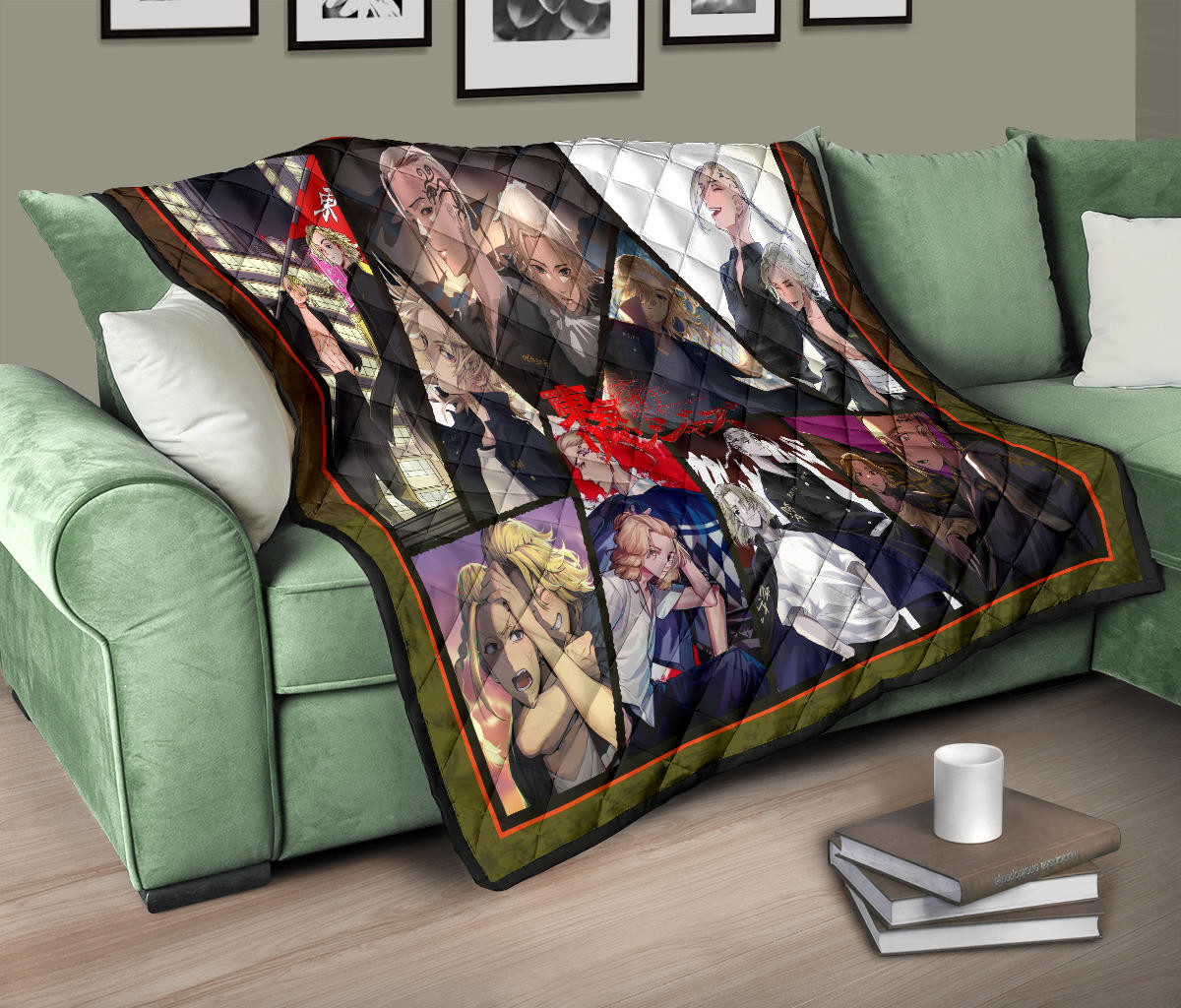 Manjiro Sano Mikey And Ken Ryuguji Draken Tokyo Revengers Premium Quilt Blanket Anime Home Decor Custom For Fans NA060903 - Image 10