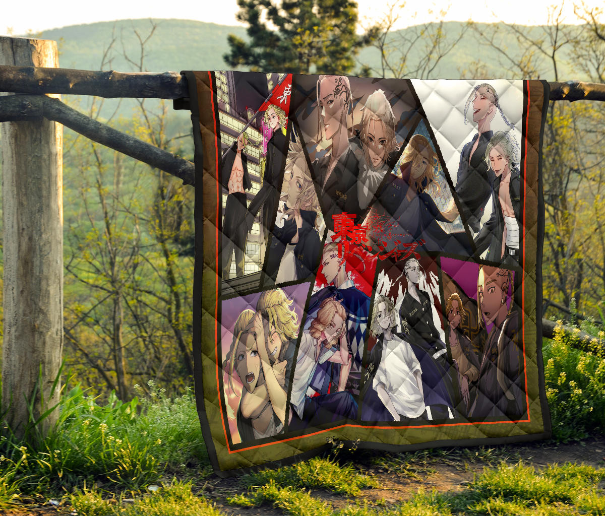 Manjiro Sano Mikey And Ken Ryuguji Draken Tokyo Revengers Premium Quilt Blanket Anime Home Decor Custom For Fans NA060903 - Image 8