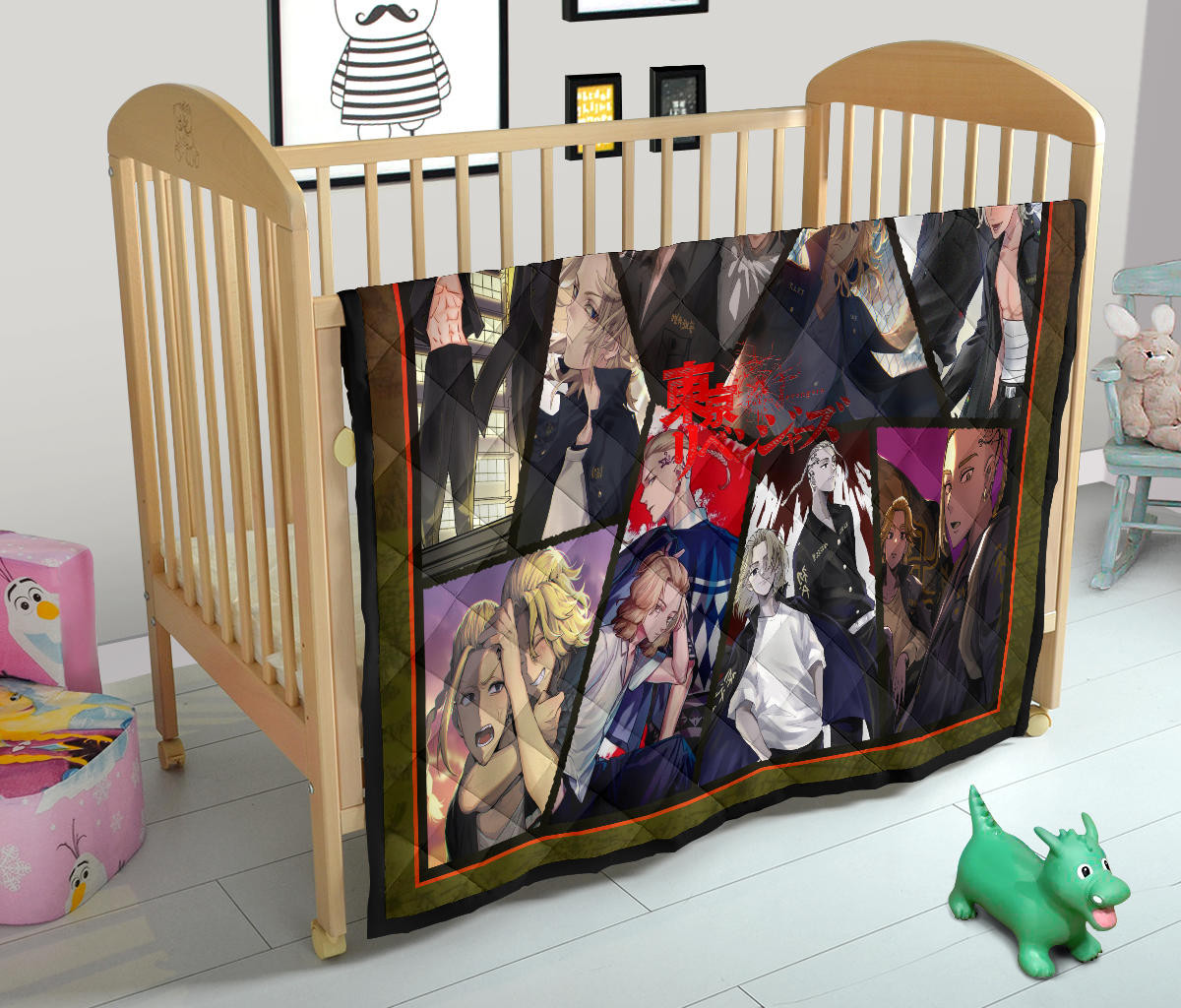 Manjiro Sano Mikey And Ken Ryuguji Draken Tokyo Revengers Premium Quilt Blanket Anime Home Decor Custom For Fans NA060903 - Image 12