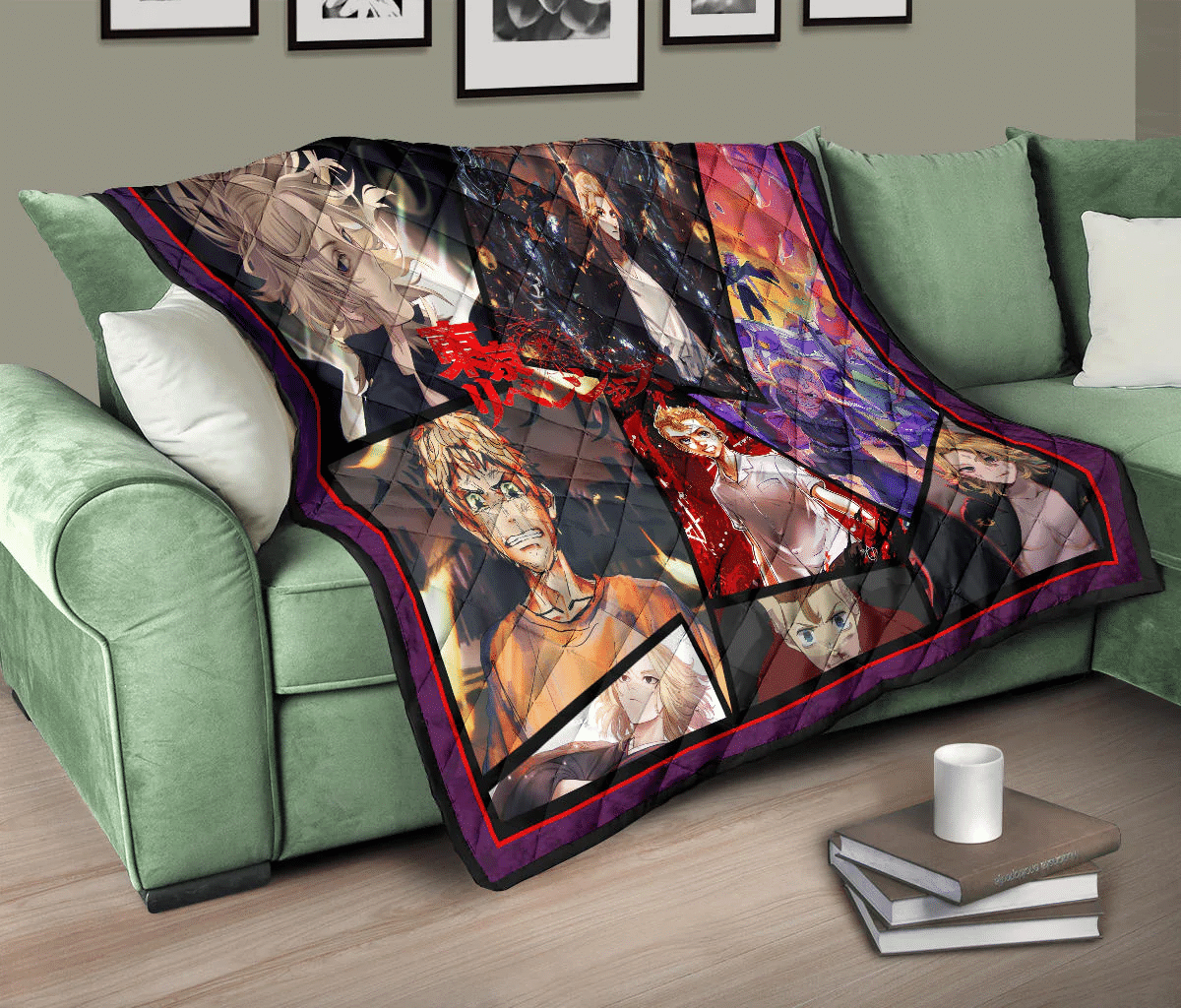 Manjiro Sano Mikey And Takemichi Hanagaki Tokyo Revengers Premium Quilt Blanket Anime Home Decor Custom For Fans NA060904 - Image 10