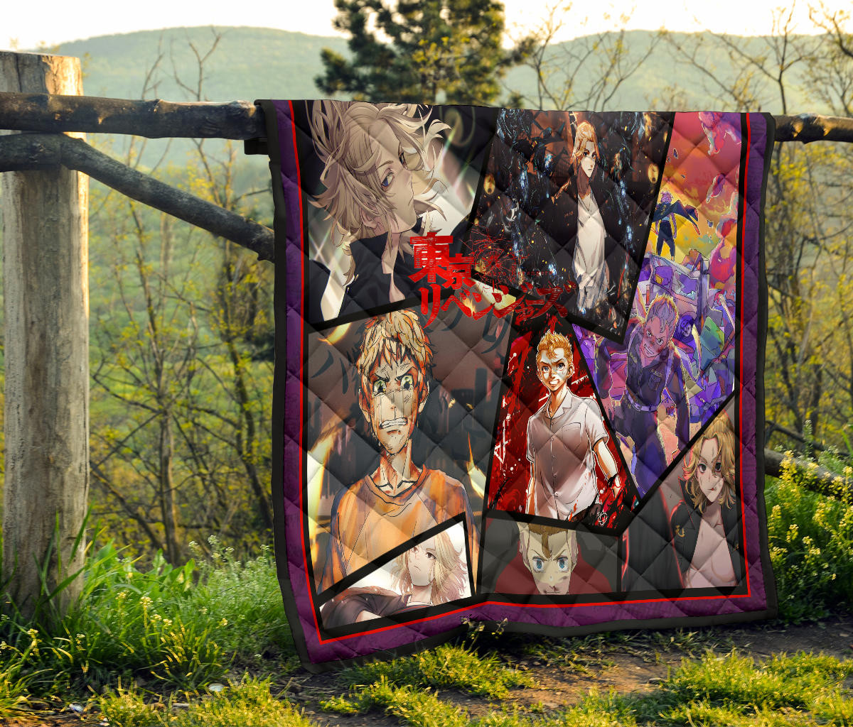 Manjiro Sano Mikey And Takemichi Hanagaki Tokyo Revengers Premium Quilt Blanket Anime Home Decor Custom For Fans NA060904 - Image 8