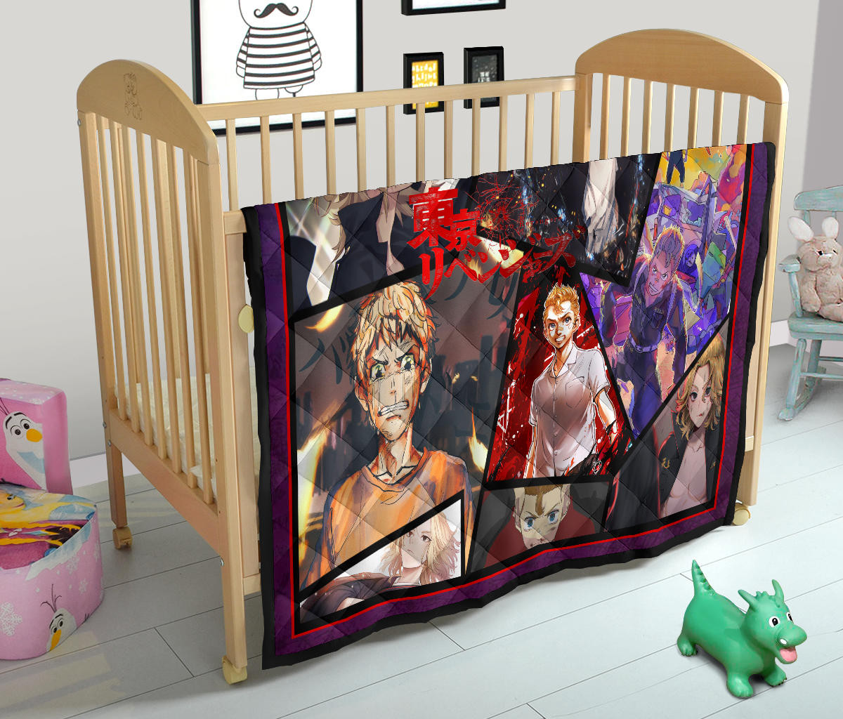 Manjiro Sano Mikey And Takemichi Hanagaki Tokyo Revengers Premium Quilt Blanket Anime Home Decor Custom For Fans NA060904 - Image 12