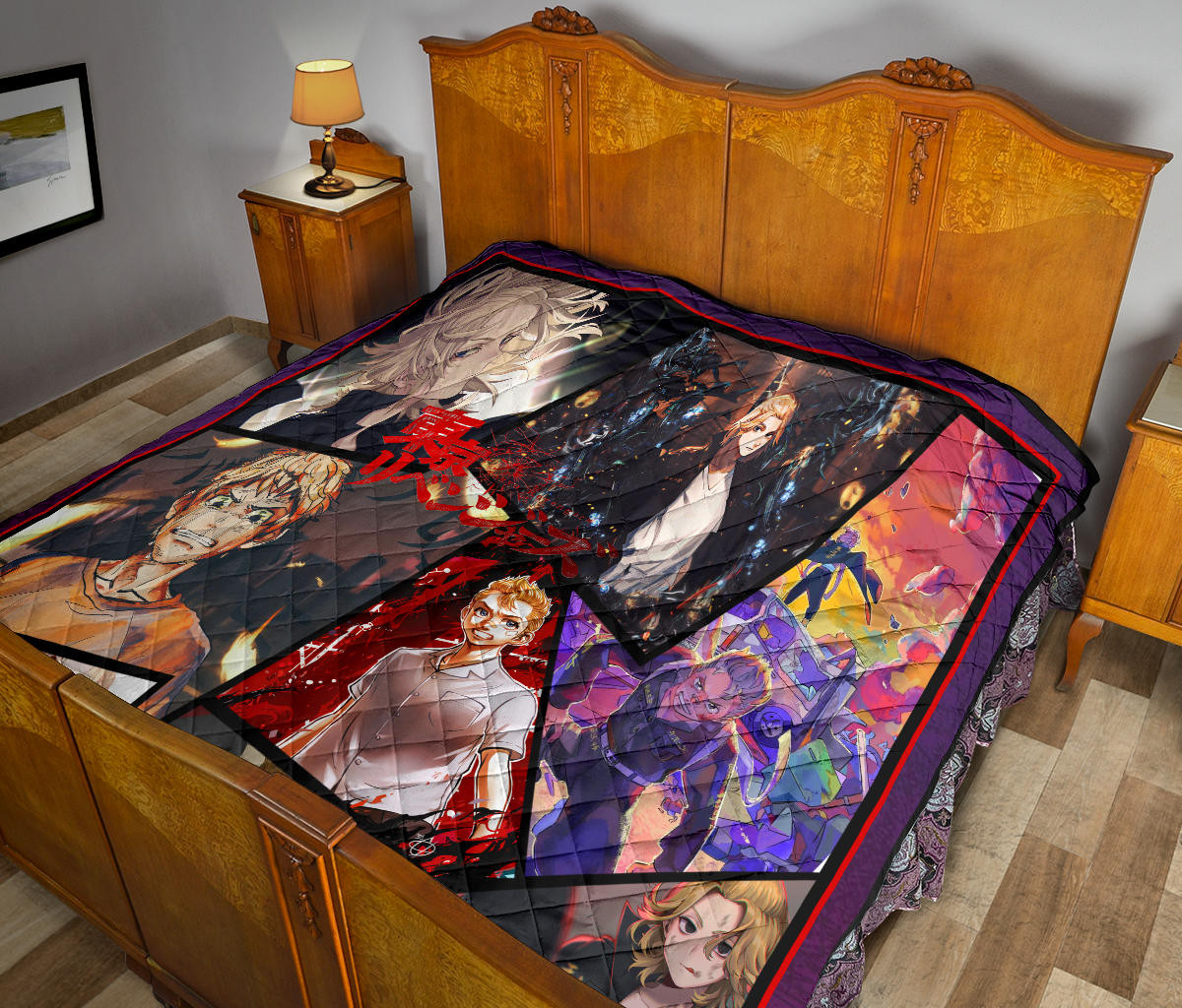 Manjiro Sano Mikey And Takemichi Hanagaki Tokyo Revengers Premium Quilt Blanket Anime Home Decor Custom For Fans NA060904 - Image 11