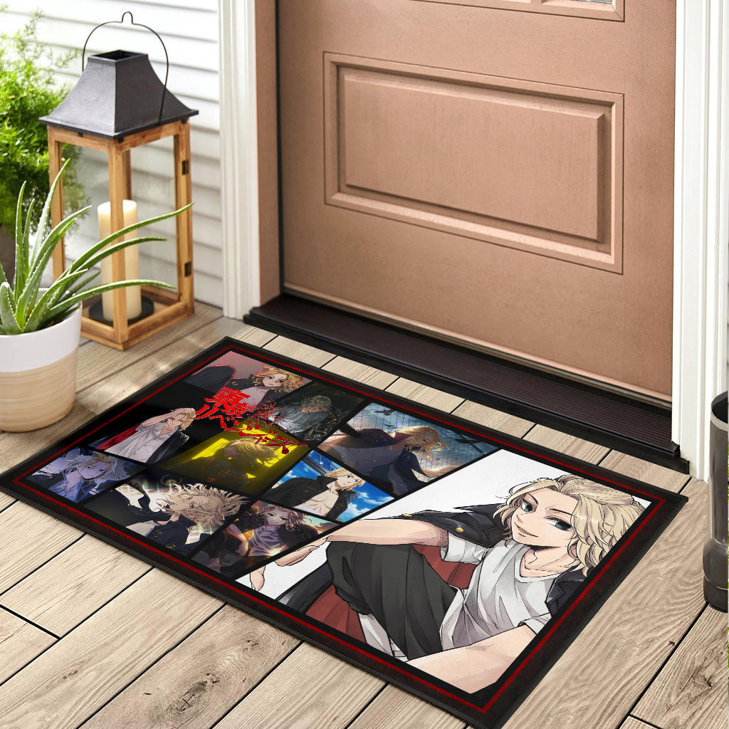 Manjiro Sano Mikey Tokyo Revengers Door Mat Anime Home Decor Custom For Fans NA060801 - Image 3