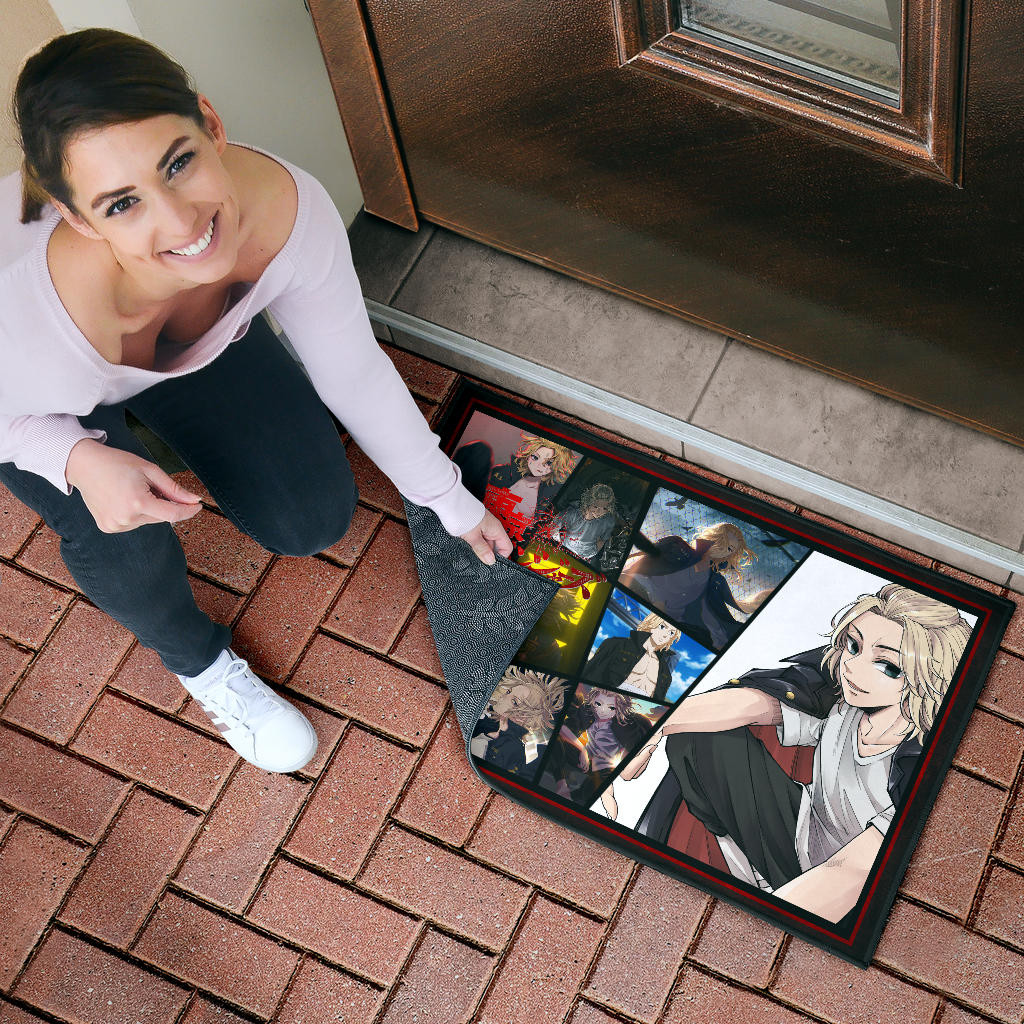 Manjiro Sano Mikey Tokyo Revengers Door Mat Anime Home Decor Custom For Fans NA060801 - Image 5