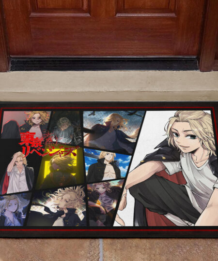 Manjiro Sano Mikey Tokyo Revengers Door Mat Anime Home Decor Custom For Fans NA060801