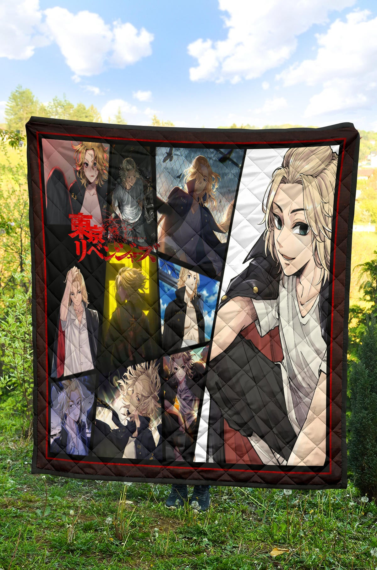 Manjiro Sano Mikey Tokyo Revengers Premium Quilt Blanket Anime Home Decor Custom For Fans NA060801 - Image 4