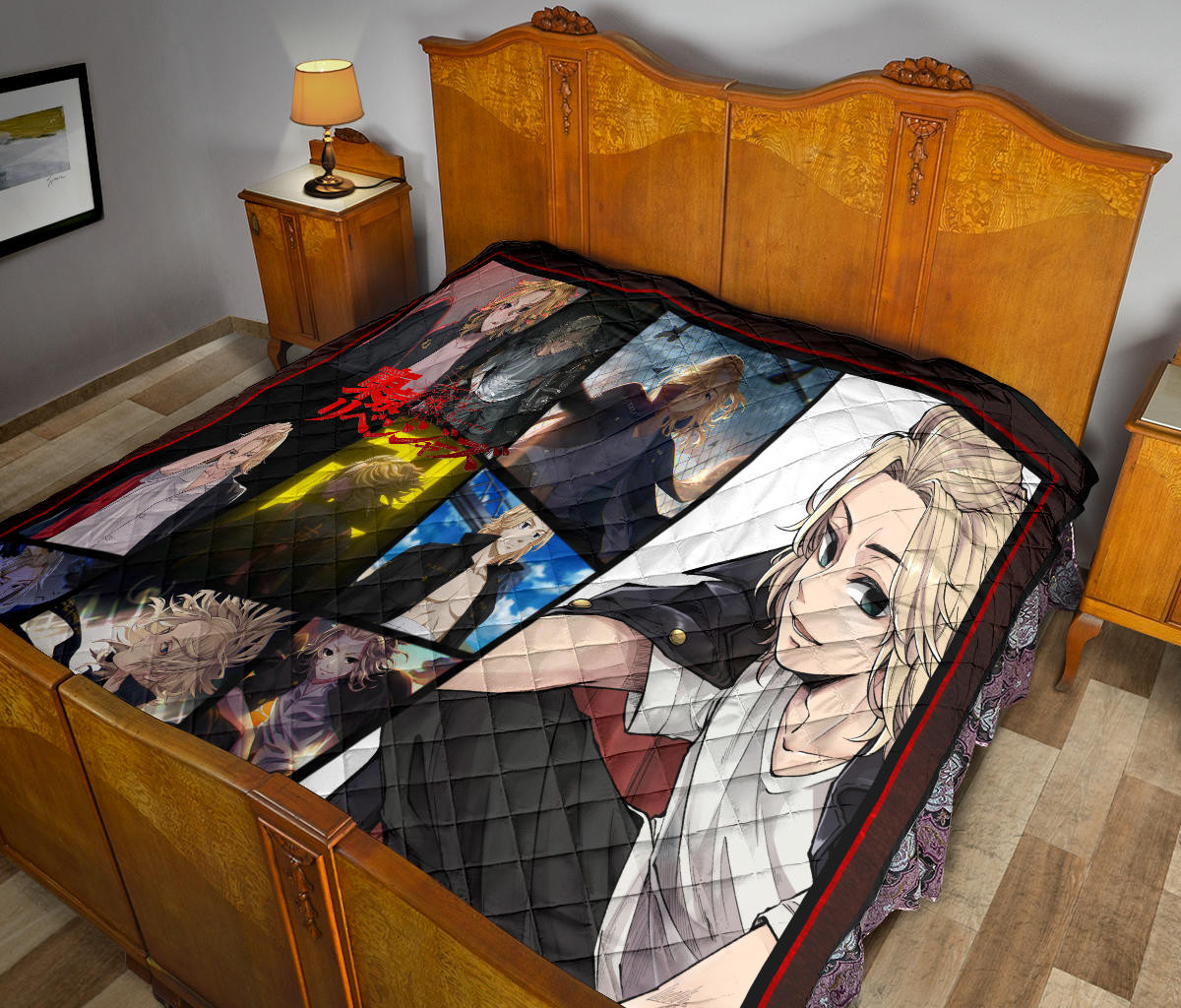 Manjiro Sano Mikey Tokyo Revengers Premium Quilt Blanket Anime Home Decor Custom For Fans NA060801 - Image 11