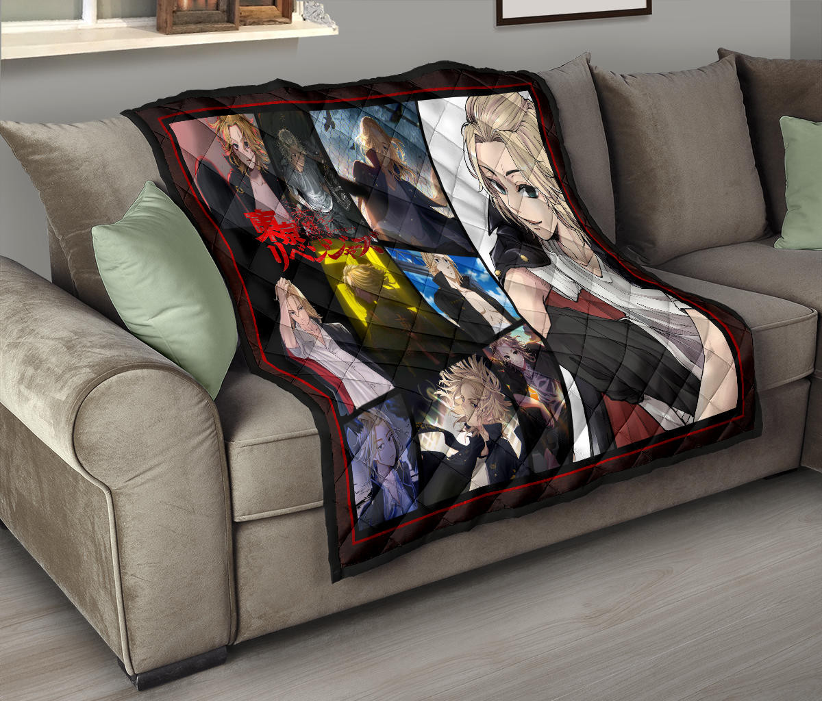 Manjiro Sano Mikey Tokyo Revengers Premium Quilt Blanket Anime Home Decor Custom For Fans NA060801 - Image 9