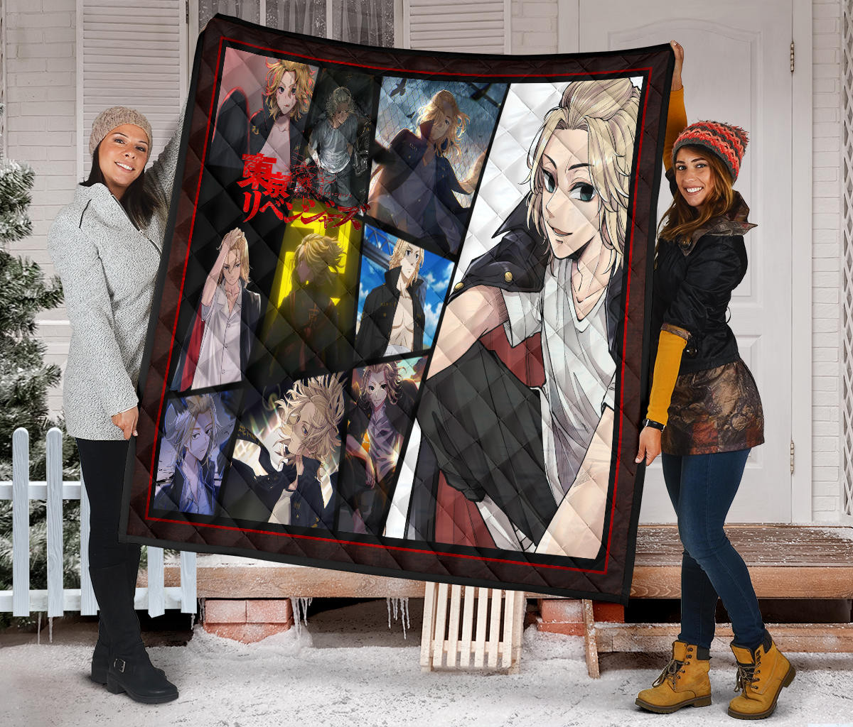 Manjiro Sano Mikey Tokyo Revengers Premium Quilt Blanket Anime Home Decor Custom For Fans NA060801 - Image 2