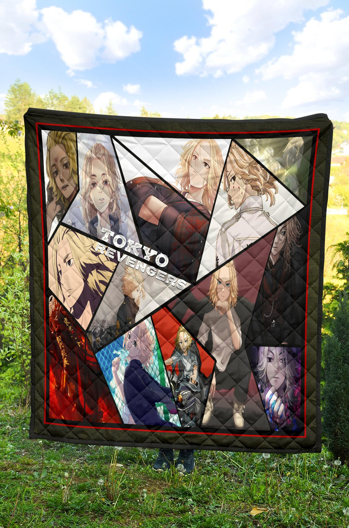 Manjiro Sano Mikey Tokyo Revengers Premium Quilt Blanket Anime Home Decor Custom For Fans NA060802 - Image 4