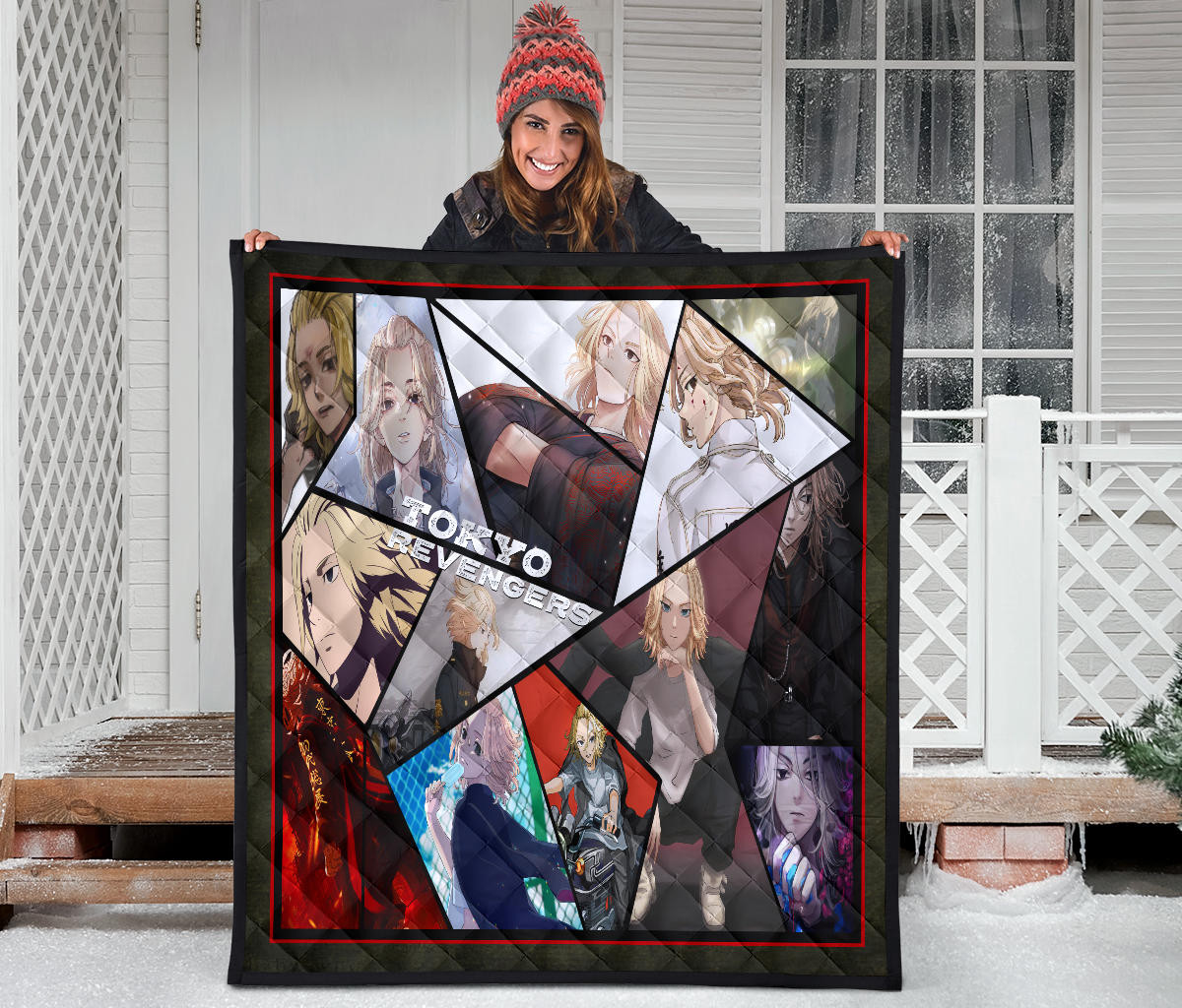 Manjiro Sano Mikey Tokyo Revengers Premium Quilt Blanket Anime Home Decor Custom For Fans NA060802 - Image 3