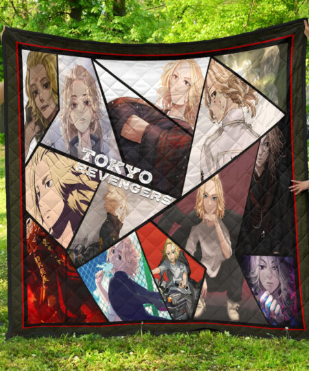 Manjiro Sano Mikey Tokyo Revengers Premium Quilt Blanket Anime Home Decor Custom For Fans NA060802