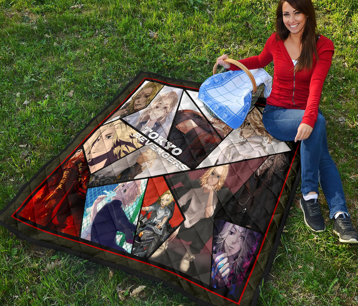 Manjiro Sano Mikey Tokyo Revengers Premium Quilt Blanket Anime Home Decor Custom For Fans NA060802 - Image 6