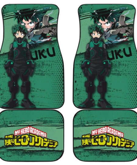 Midoriya Izuku My Hero Academia Car Floor Mats Anime Car Accessories Custom For Fans AA22121501