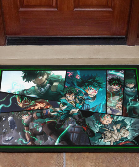 Midoriya Izuku My Hero Academia Door Mat Anime Home Decor Custom For Fans NA060603