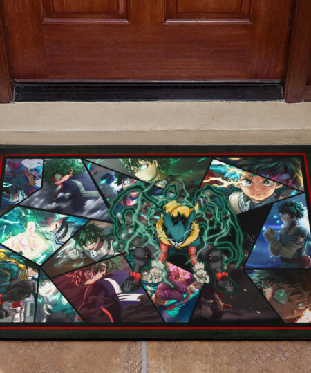 Midoriya Izuku My Hero Academia Door Mat Anime Home Decor Custom For Fans NA060604