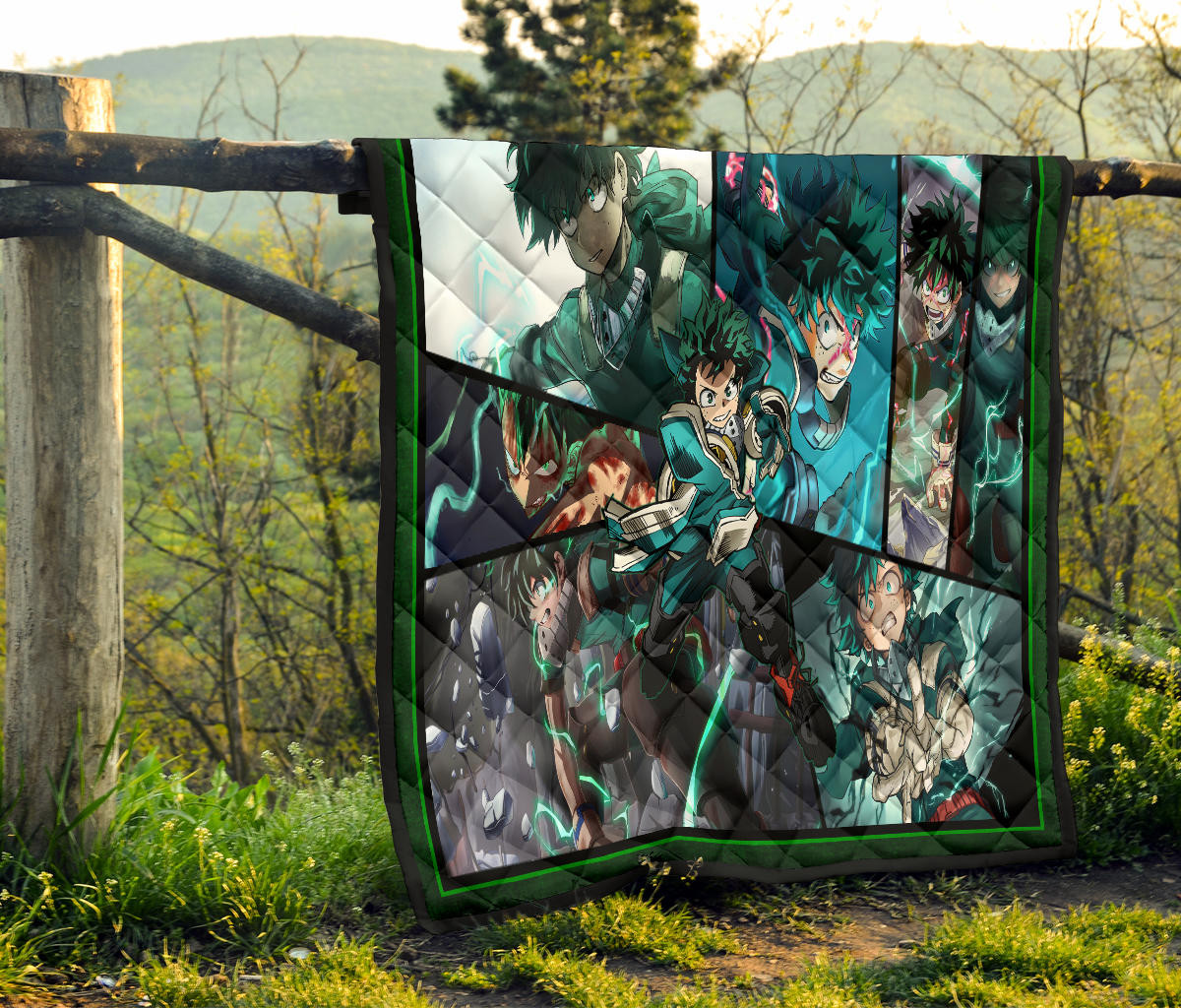 Midoriya Izuku My Hero Academia Premium Quilt Blanket Anime Home Decor Custom For Fans NA060603 - Image 8