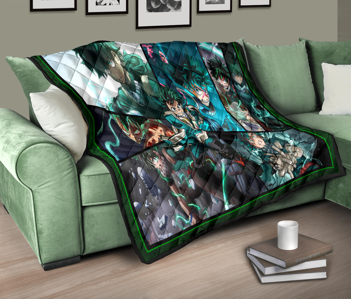 Midoriya Izuku My Hero Academia Premium Quilt Blanket Anime Home Decor Custom For Fans NA060603 - Image 10